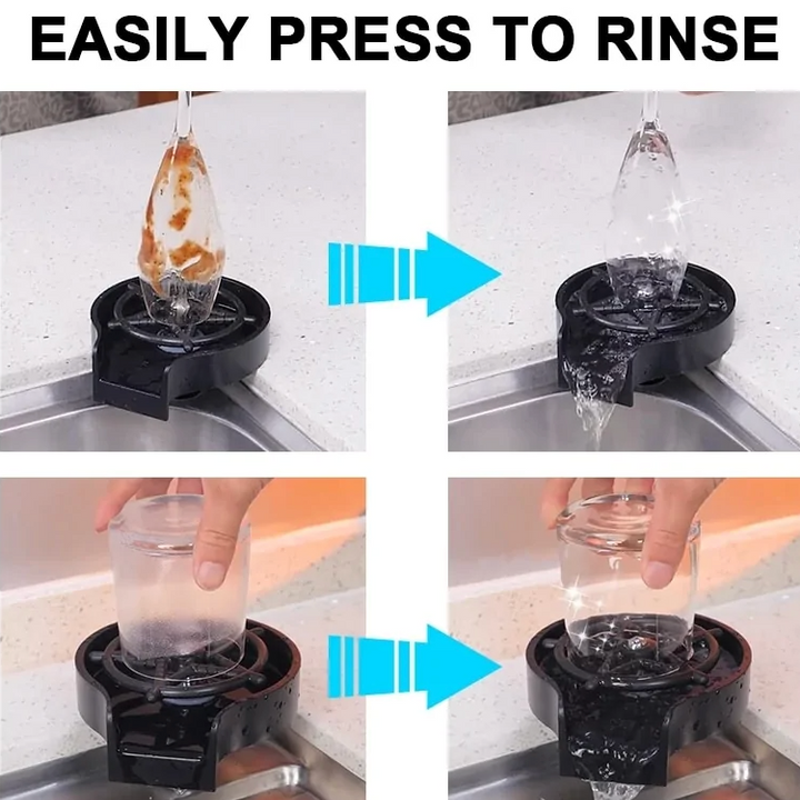 Glass Rinser for Kitchen Sink