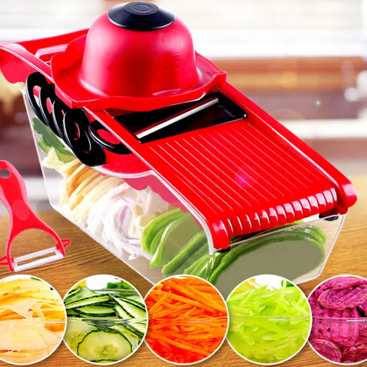 Multi-function Kitchen Slicer with 6 Blades