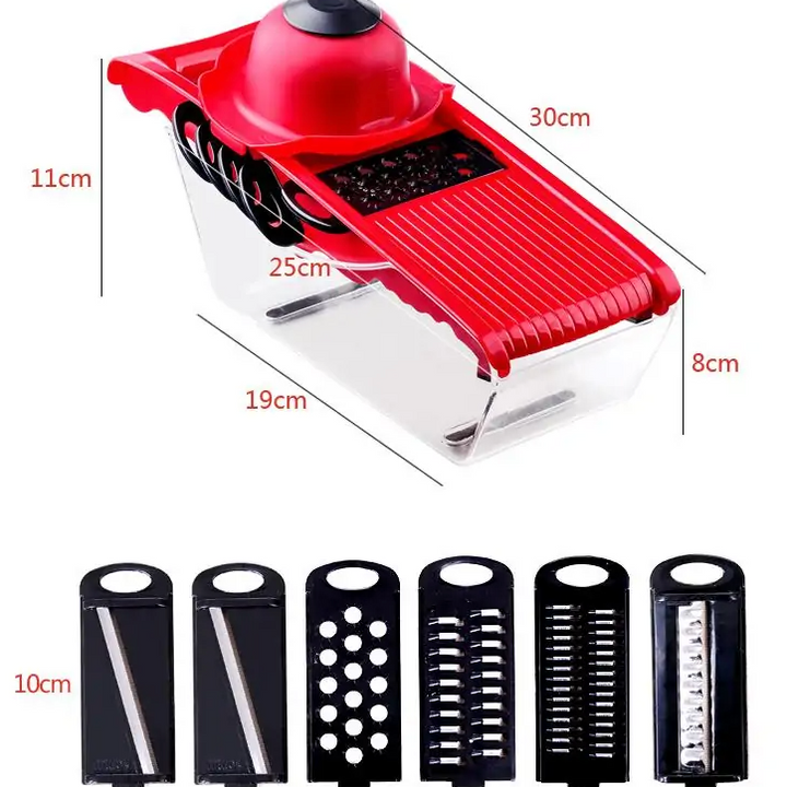 Multi-function Kitchen Slicer with 6 Blades